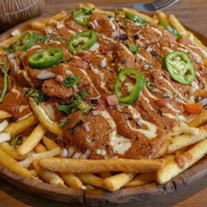 Butter Chicken with chips