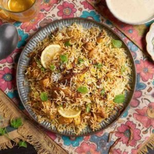Chicken Cutlet Biryani