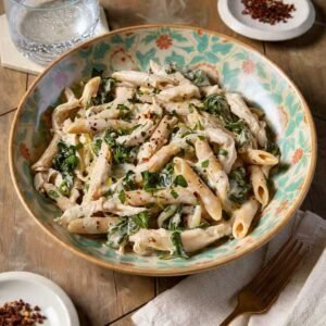 Chicken Spinach Pasta