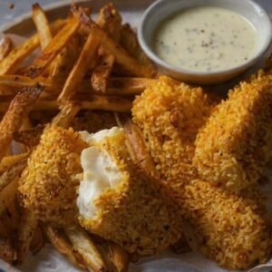 Fried Fish With Chips