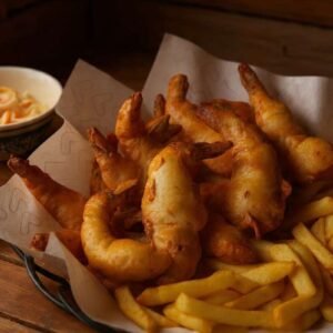 Fried Prawns and Chips