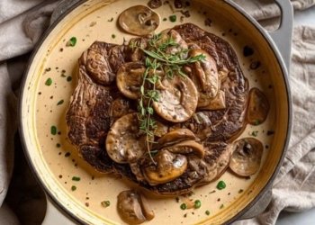 Mushroom Steak (Chicken / Beef)