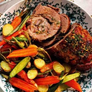 Mutton Roast with Vegetables
